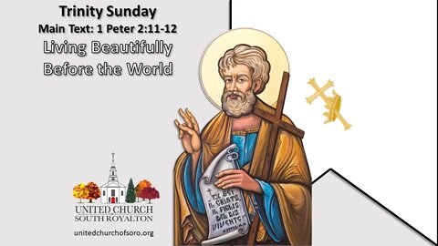 Trinity Sunday. 1 Peter 2:11-12. Pastor Josh Moore. Jun 12, 2022.