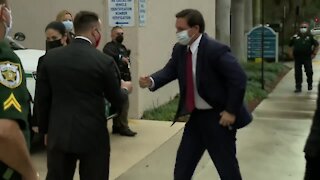 Florida Gov. Ron DeSantis meets with Mayor Dave Kerner