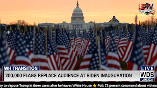 200,000 Flags Replace Audience at Biden Inauguration