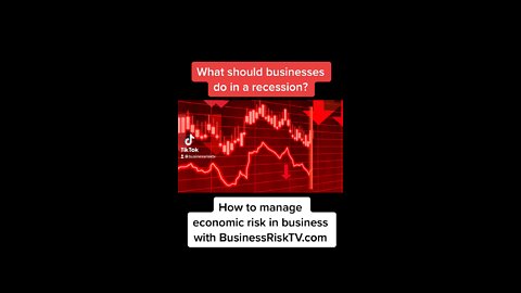 What should businesses to in a recession?￼