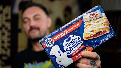 Toaster Strudels w/ Sausage Patties & Mandarin Orange | Breakfast ASMR (Whispering, Chewing Sounds)