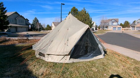 Danchel B2 bell tent walk around