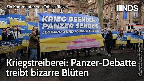 Kriegstreiberei: Panzer-Debatte treibt bizarre Blüten | Tobias Riegel | NDS-Podcast