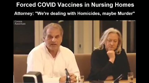 Forced COVID Vaccinations German Nursing Homes! Attorney: ‘We’re Dealing With Homicide!’