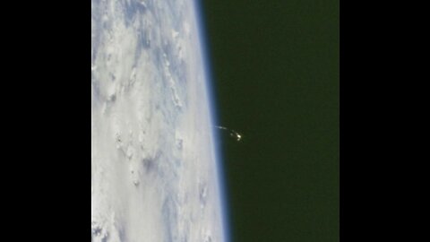 NASA Photo Shows Huge Unknown Origin Craft Next To Earth