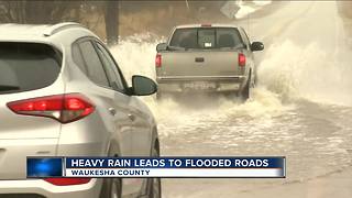 Waukesha crews pump out water to keep roads from flooding