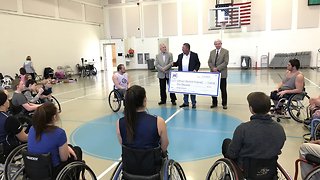 Contact7 getting results: $2K wheelchair donation followed by $5K wheelchair basketball donation