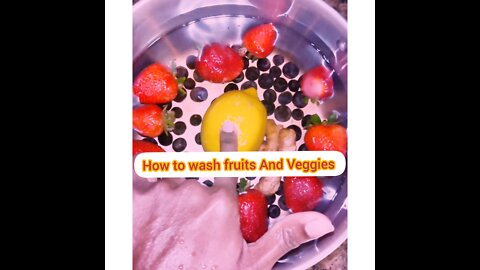 How to Wash Fruits and Veggies Properly to Get rid of Pesticides
