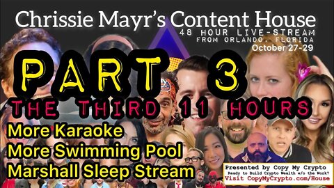 Chrissie Mayr's Content House: Orlando Pt 3! Karaoke! Venti, Anthony Cumia, Ariadna Jacob, Gigi Dior