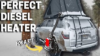 BEST Diesel Heater Set-Up for Winter Camping | Vevor Tools
