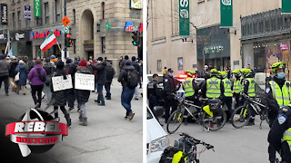“I felt... like I was in Istanbul”: Rebel News videographer Mocha on Montreal anti-lockdown protest