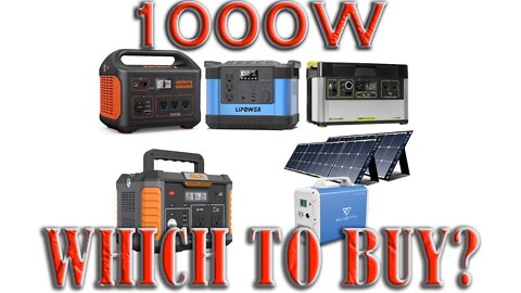 Best 1000W Portable Power Station Solar Generator Review