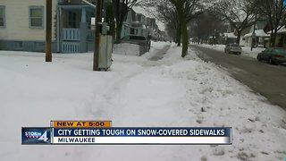 Icy, snowy sidewalks still an issue for Milwaukee residents