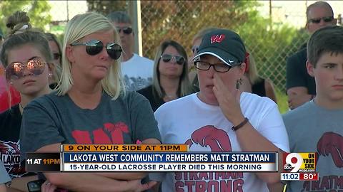 Lakota West lacrosse player Matt Stratman dies three weeks after suffering stroke