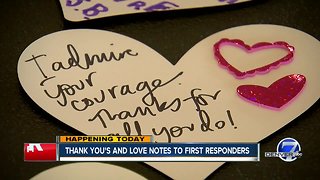 Love notes for first responders in Wheat Ridge