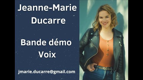 Demo voix Jeanne-Marie Ducarre