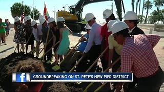 Crews break ground on the St. Pete Pier