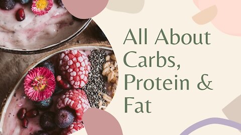 All About Carbs, Protein & Fat