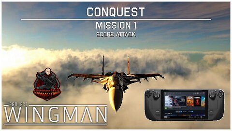 Project Wingman - Conquest Mode Mission 1 (Steam Deck Gameplay)