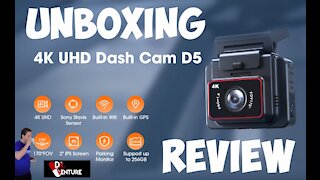 Kingslim D5 4K Dash Cam: Unboxing Review