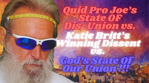 Trumph's Triumphs #83: God's "STATE Of THE UNION" is Strong; Man's State Of Our Union Is "Wrong"...
