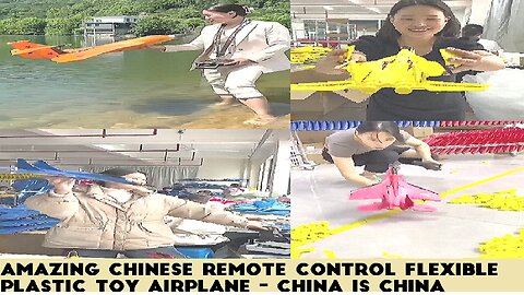 Amazing Chinese remote control flexible plastic toy airplane - China is China