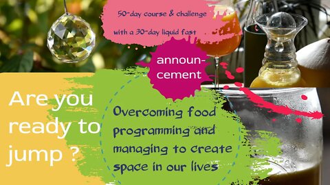 Are you ready to jump ? Overcoming food programming and managing to create space in our lives