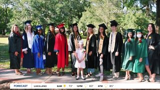 Tampa Bay Childcare service provides senior sitters with graduation ceremony