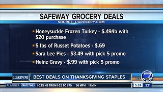 Best deals on Thanksgiving staples