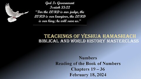 2-18-24 Reading of Numbers Chapters 19-36