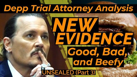 Real Evidence, the Meat of the Unsealing - Depp Trial Attorney Analysis - Unsealed Part 3