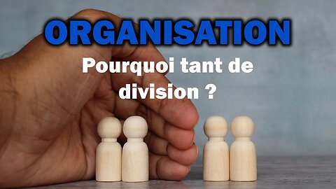 L'organisation : Pourquoi tant de division ?