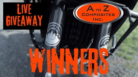 WINNERS of the Carbon Fiber Fork Guard GIVEAWAY!