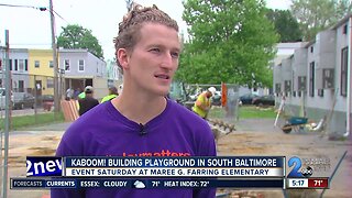 KaBOOM! is building playground in South Baltimore