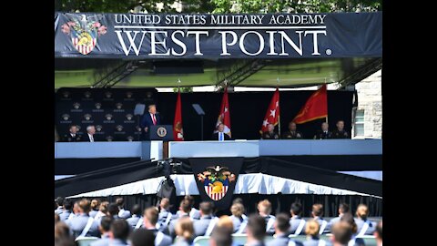 President Trump at the 2020 West Point Graduation Ceremony
