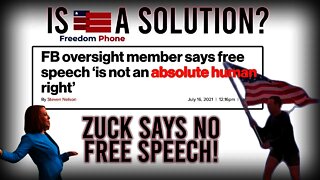 Facebook says NO Free Speech!?