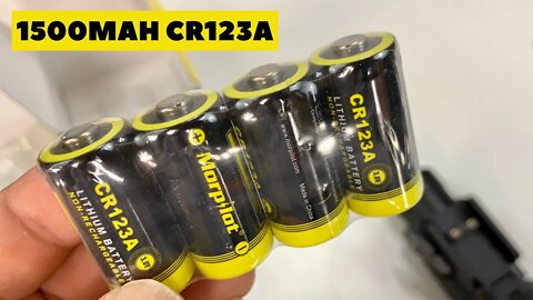 Cheap Long Lasting 1500mAh CR123A Batteries