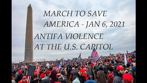 THE MARCH TO SAVE AMERICA - ANTIFA THUGS INFILTRATED PEACEFUL TRUMP DEMONSTRATORS