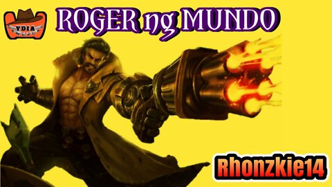 Roger no Deaths on rankgame|18-0-3KDA|maniac| Rhonzkie14|Mobile Legends Bang Bang