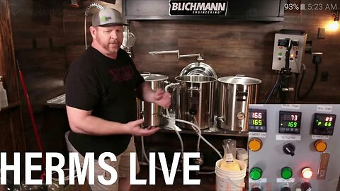 3 Vessel HERMS brewing system live stream. AHA big brew day 2020