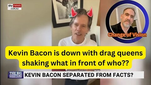 Kevin Bacon is down with drag for kids!