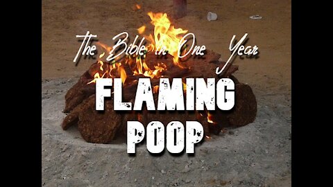 The Bible in One Year: Day 239 Flaming Poop!