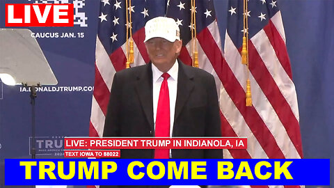 President Trump in Indianola, IA - 01.15.2024