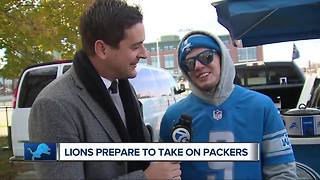 Lions fans in Green Bay prepare for Monday Night Football