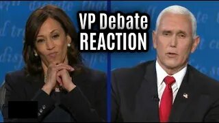 REACTION to VP Debate 2020 Between Mike Pence & Kamala Harris
