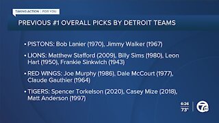 Looking back at previous No. 1 overall draft picks by Detroit teams
