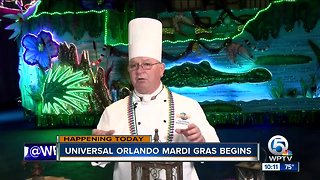 Universal Orlando's Mardi Gras celebration gets underway today