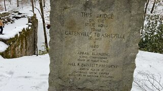 Historic Landmark. Poinsett Bridge