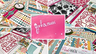Unboxing Pink & Main's April 2021 Crafty Courtyard kit