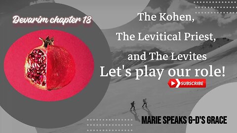 Full class:Devarim chapter 18: The Kohen, The Levitical Priest, and The Levites let’s play our role!